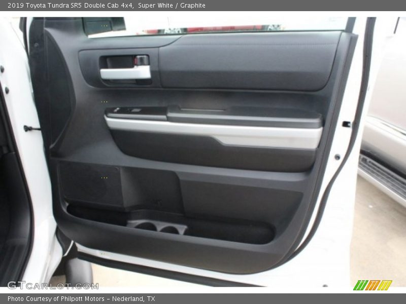 Super White / Graphite 2019 Toyota Tundra SR5 Double Cab 4x4