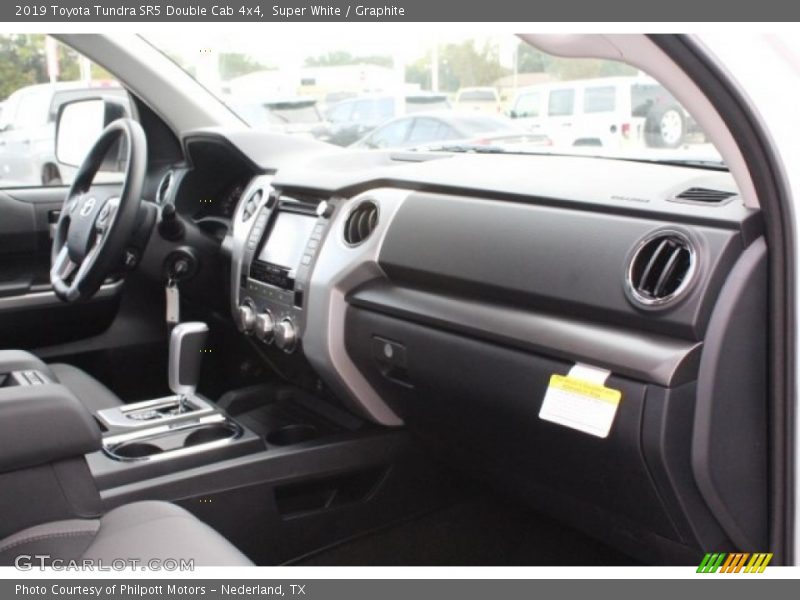 Super White / Graphite 2019 Toyota Tundra SR5 Double Cab 4x4