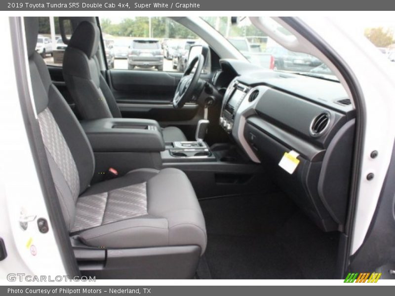 Super White / Graphite 2019 Toyota Tundra SR5 Double Cab 4x4