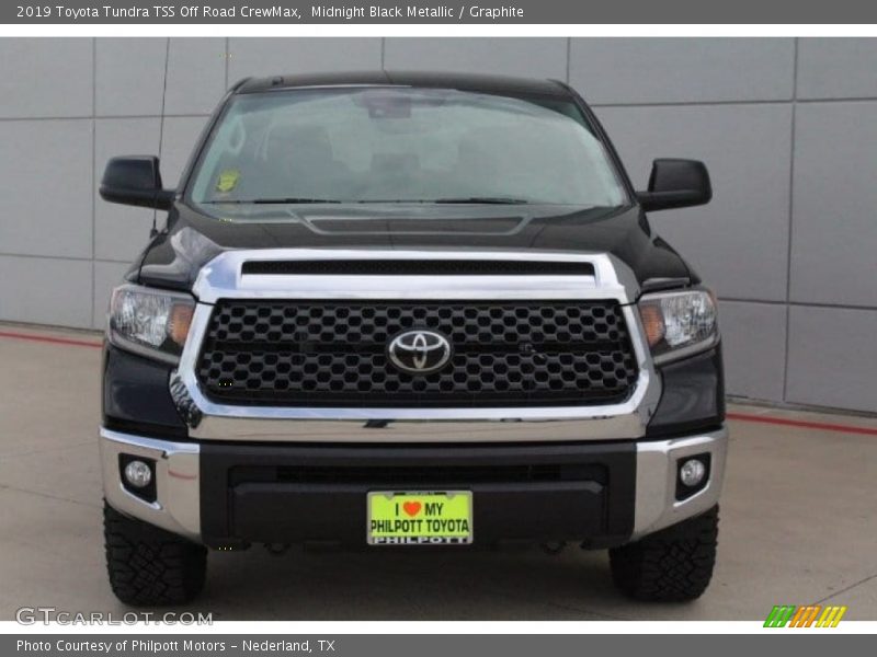 Midnight Black Metallic / Graphite 2019 Toyota Tundra TSS Off Road CrewMax