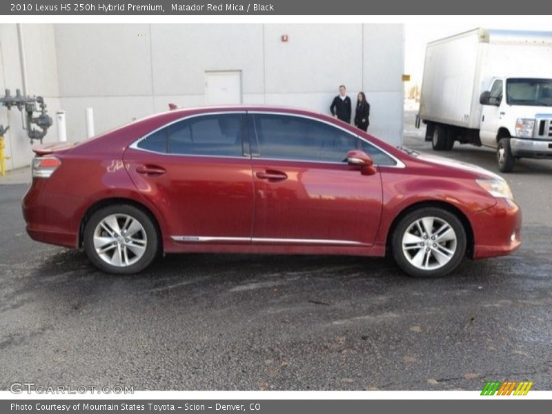 Matador Red Mica / Black 2010 Lexus HS 250h Hybrid Premium
