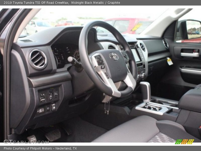 Midnight Black Metallic / Graphite 2019 Toyota Tundra TSS Off Road CrewMax