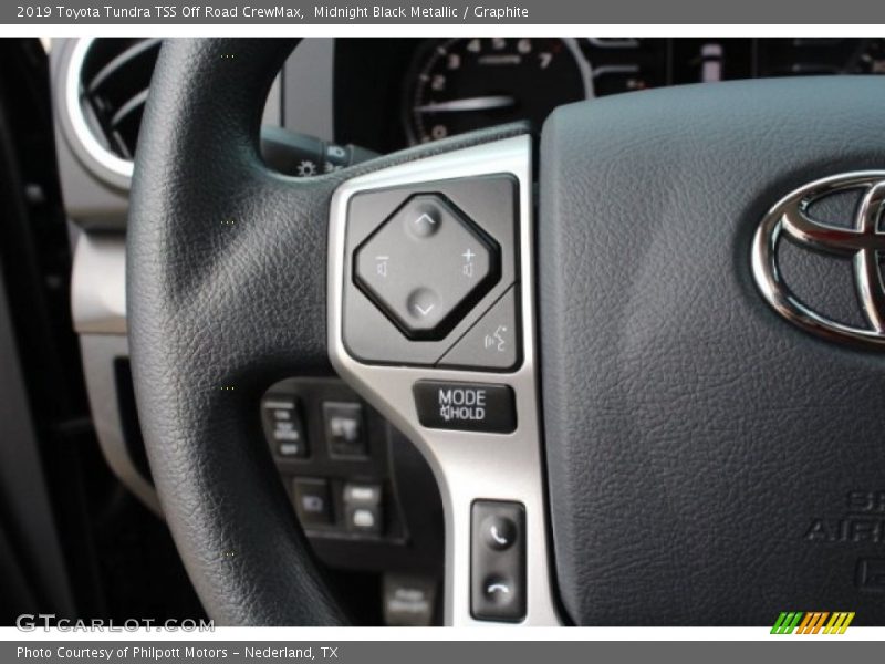 Midnight Black Metallic / Graphite 2019 Toyota Tundra TSS Off Road CrewMax