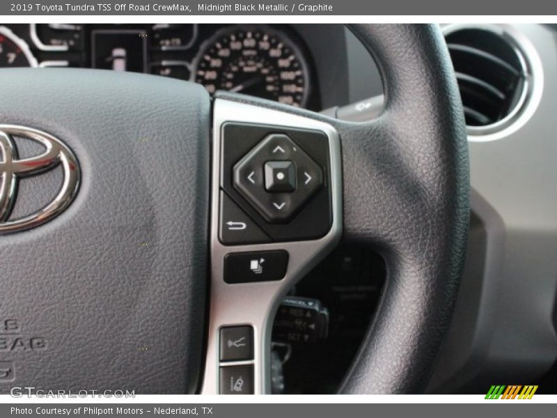 Midnight Black Metallic / Graphite 2019 Toyota Tundra TSS Off Road CrewMax
