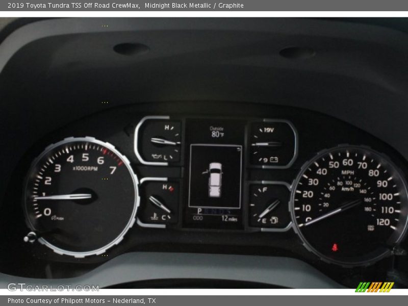 Midnight Black Metallic / Graphite 2019 Toyota Tundra TSS Off Road CrewMax