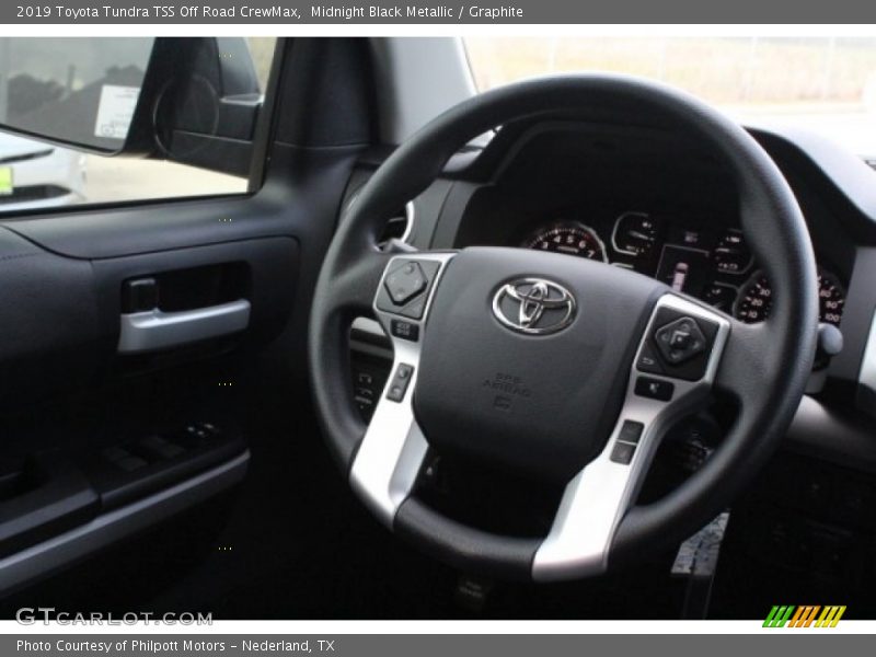 Midnight Black Metallic / Graphite 2019 Toyota Tundra TSS Off Road CrewMax
