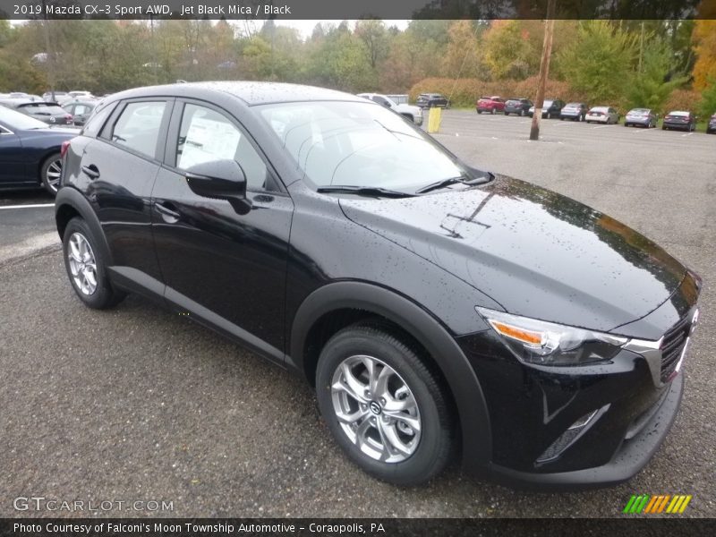 Jet Black Mica / Black 2019 Mazda CX-3 Sport AWD