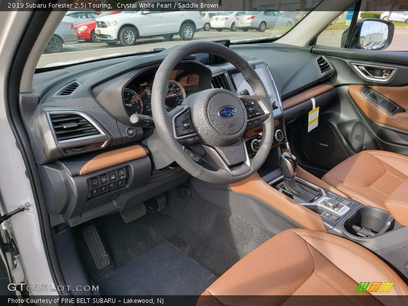  2019 Forester 2.5i Touring Saddle Brown Interior