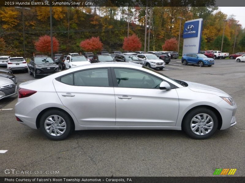 Symphony Silver / Gray 2019 Hyundai Elantra SE