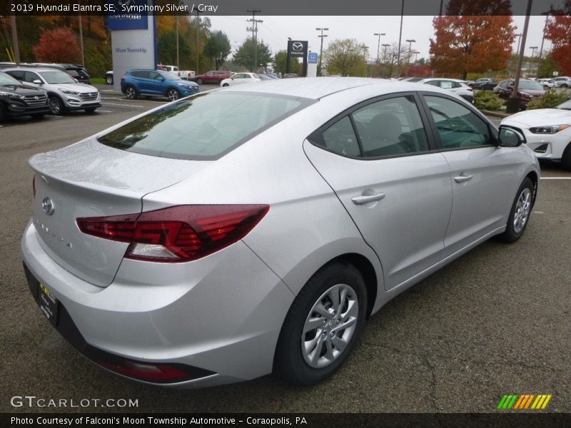 Symphony Silver / Gray 2019 Hyundai Elantra SE