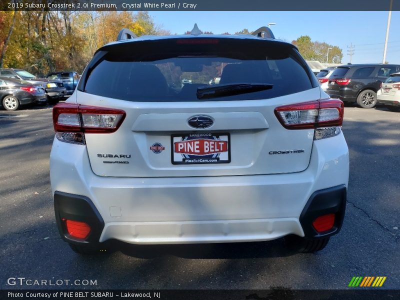 Crystal White Pearl / Gray 2019 Subaru Crosstrek 2.0i Premium