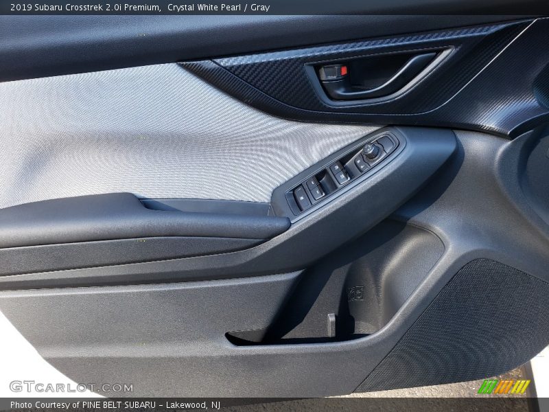 Crystal White Pearl / Gray 2019 Subaru Crosstrek 2.0i Premium
