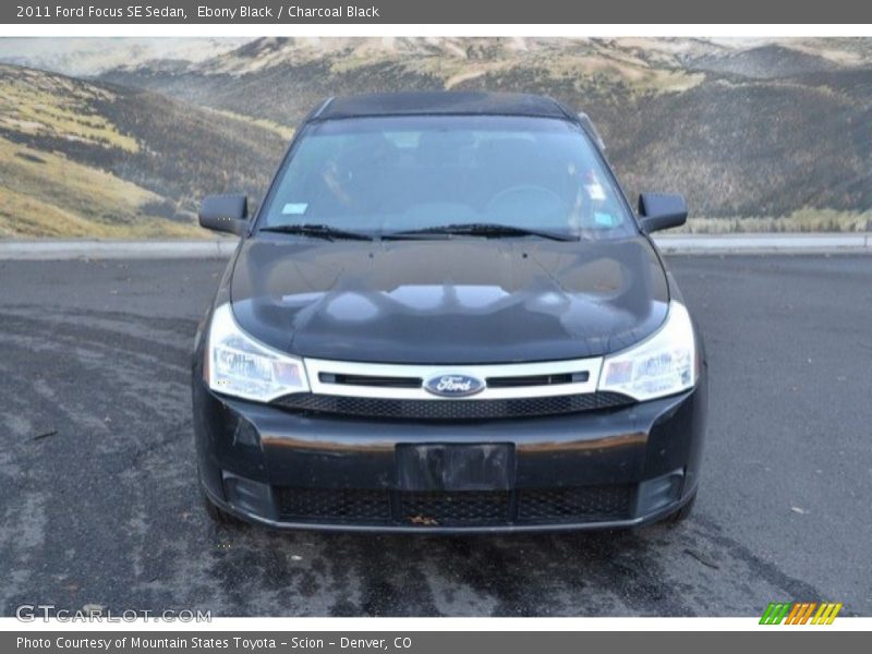 Ebony Black / Charcoal Black 2011 Ford Focus SE Sedan