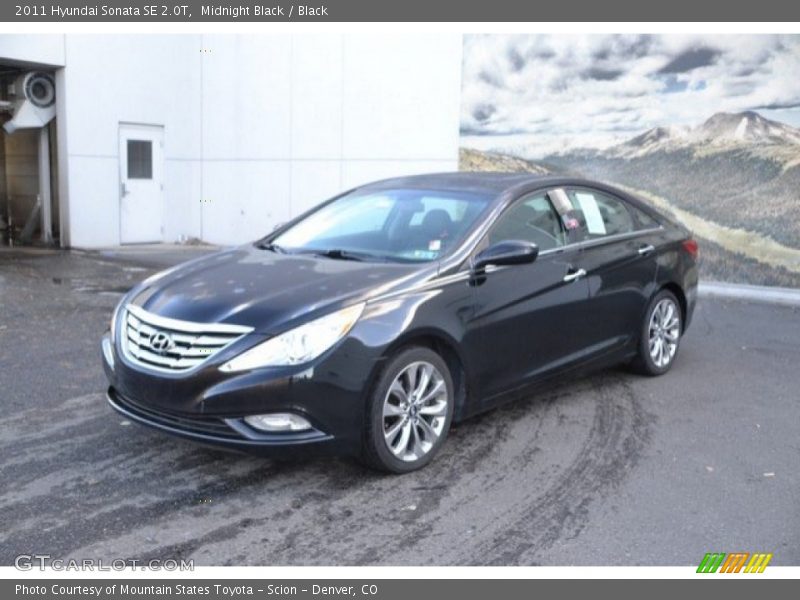 Midnight Black / Black 2011 Hyundai Sonata SE 2.0T