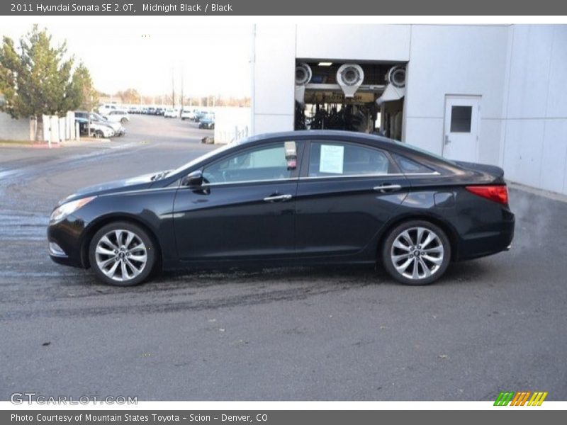 Midnight Black / Black 2011 Hyundai Sonata SE 2.0T