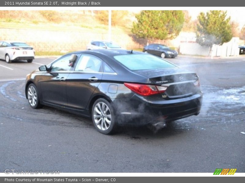 Midnight Black / Black 2011 Hyundai Sonata SE 2.0T