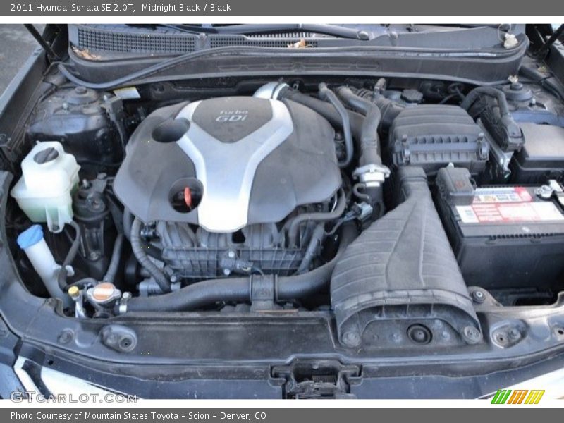Midnight Black / Black 2011 Hyundai Sonata SE 2.0T
