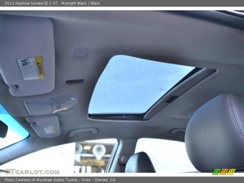 Midnight Black / Black 2011 Hyundai Sonata SE 2.0T