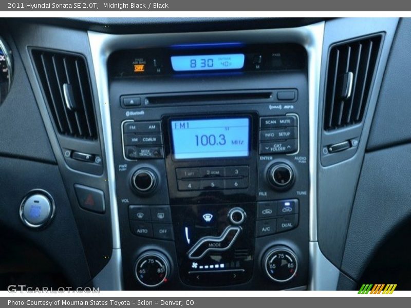 Midnight Black / Black 2011 Hyundai Sonata SE 2.0T