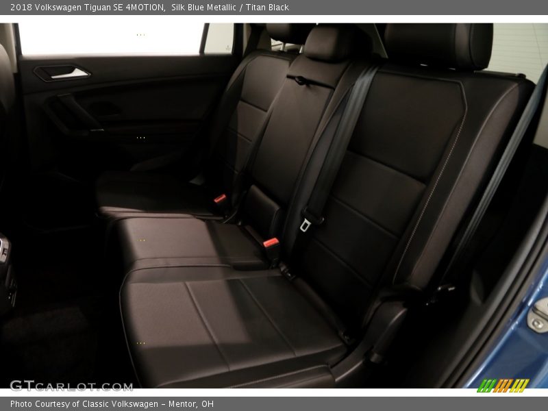 Silk Blue Metallic / Titan Black 2018 Volkswagen Tiguan SE 4MOTION