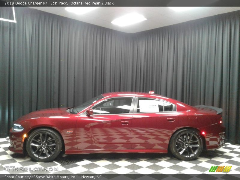 Octane Red Pearl / Black 2019 Dodge Charger R/T Scat Pack