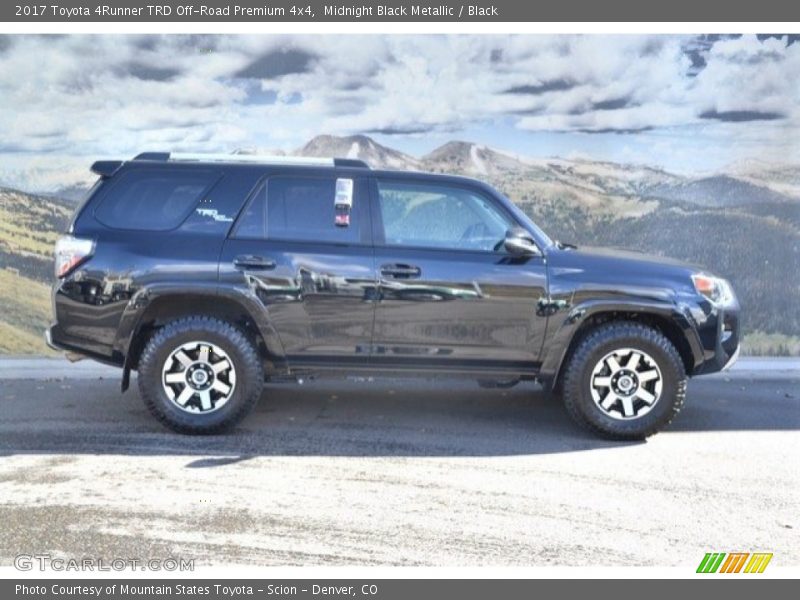 Midnight Black Metallic / Black 2017 Toyota 4Runner TRD Off-Road Premium 4x4