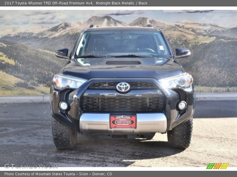 Midnight Black Metallic / Black 2017 Toyota 4Runner TRD Off-Road Premium 4x4