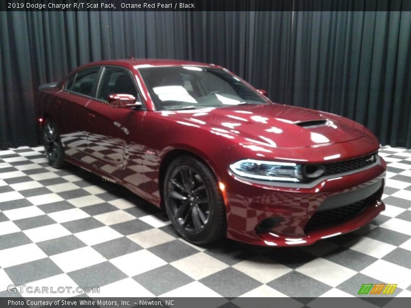 Octane Red Pearl / Black 2019 Dodge Charger R/T Scat Pack