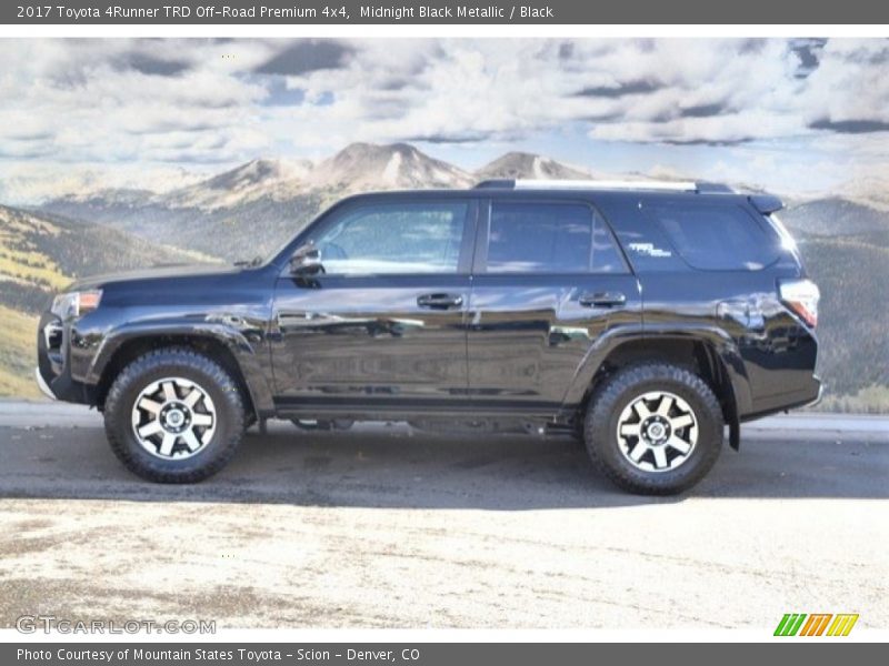 Midnight Black Metallic / Black 2017 Toyota 4Runner TRD Off-Road Premium 4x4