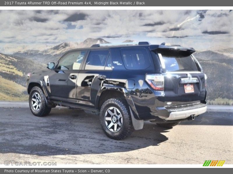 Midnight Black Metallic / Black 2017 Toyota 4Runner TRD Off-Road Premium 4x4