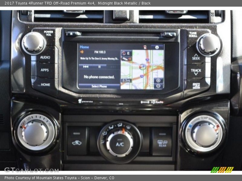 Midnight Black Metallic / Black 2017 Toyota 4Runner TRD Off-Road Premium 4x4
