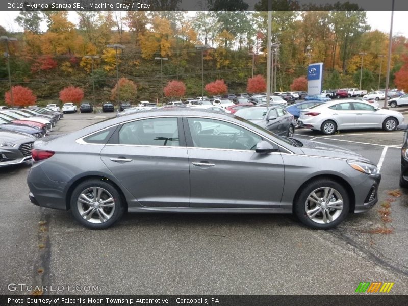 Machine Gray / Gray 2019 Hyundai Sonata SEL