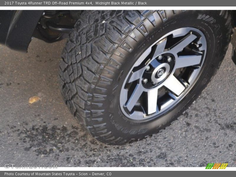 Midnight Black Metallic / Black 2017 Toyota 4Runner TRD Off-Road Premium 4x4