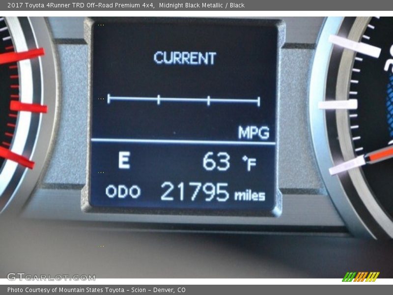 Midnight Black Metallic / Black 2017 Toyota 4Runner TRD Off-Road Premium 4x4