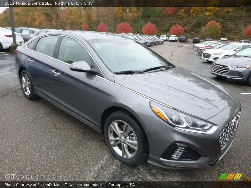 Machine Gray / Gray 2019 Hyundai Sonata SEL
