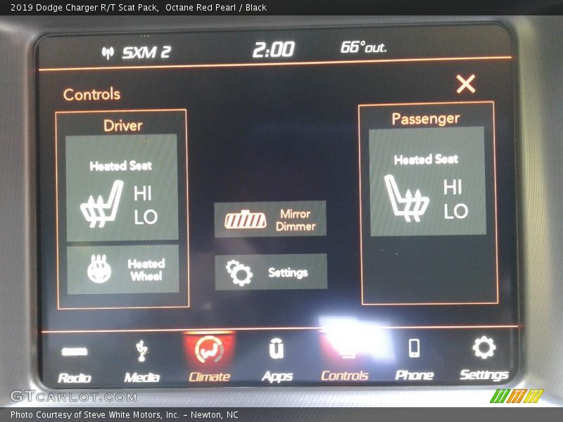 Octane Red Pearl / Black 2019 Dodge Charger R/T Scat Pack