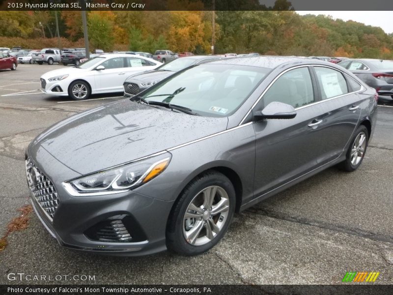 Machine Gray / Gray 2019 Hyundai Sonata SEL