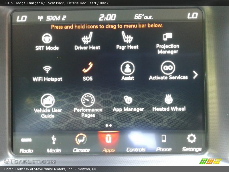 Octane Red Pearl / Black 2019 Dodge Charger R/T Scat Pack