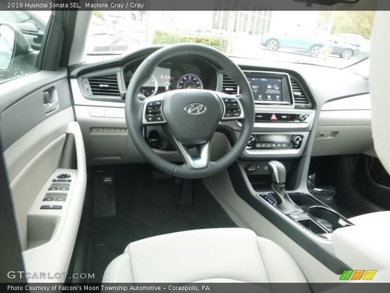 Machine Gray / Gray 2019 Hyundai Sonata SEL