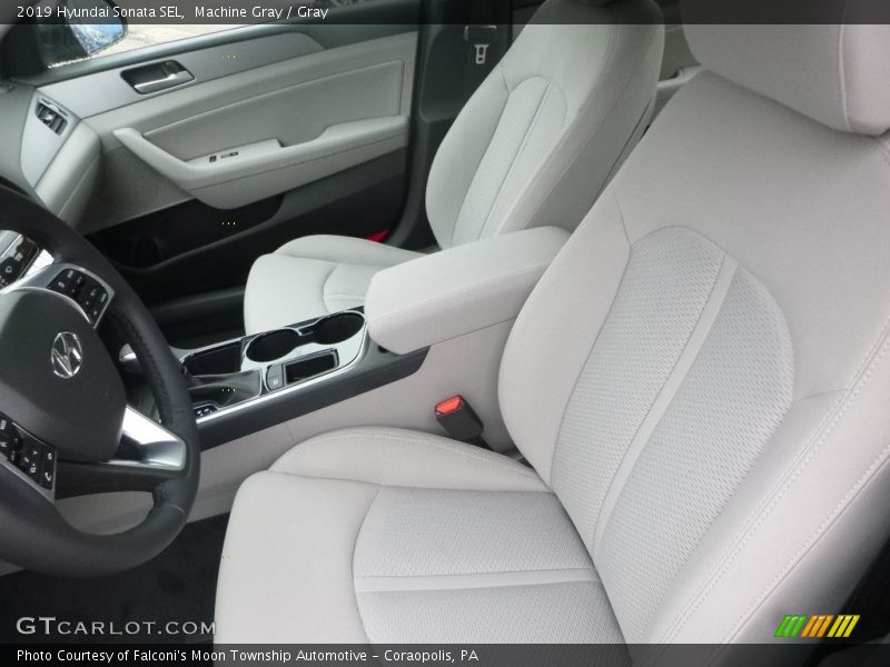 Machine Gray / Gray 2019 Hyundai Sonata SEL