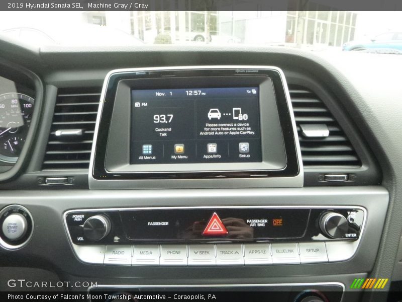 Machine Gray / Gray 2019 Hyundai Sonata SEL