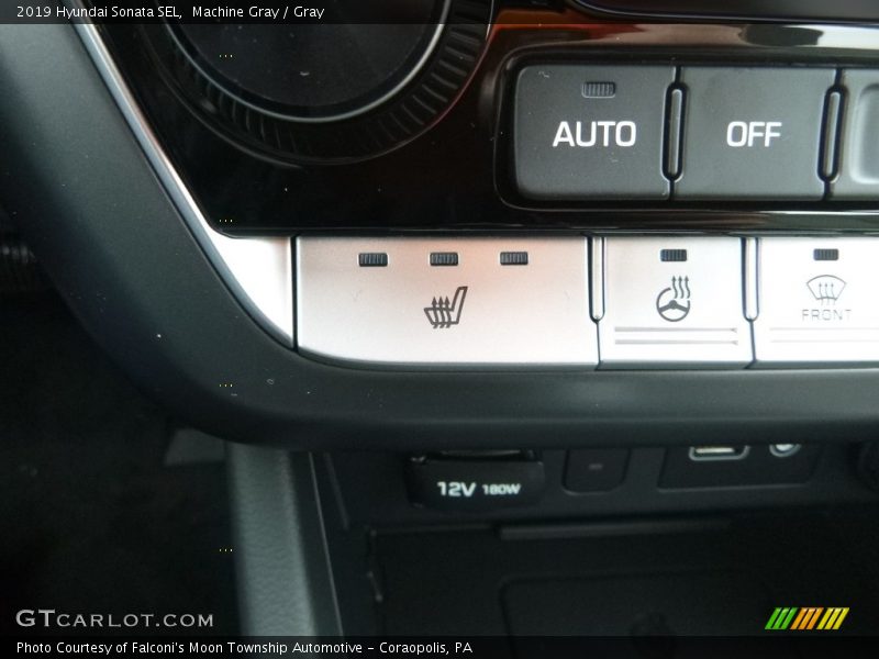 Machine Gray / Gray 2019 Hyundai Sonata SEL
