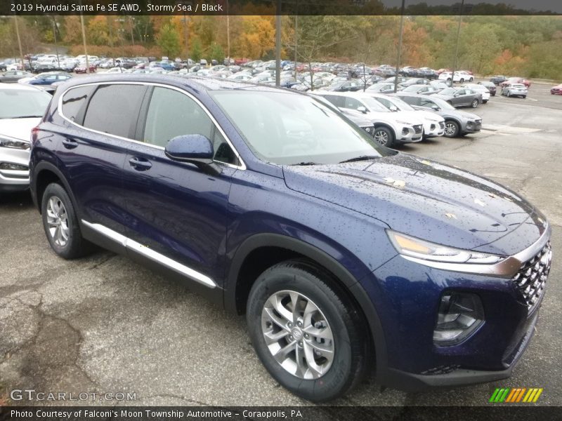 Front 3/4 View of 2019 Santa Fe SE AWD