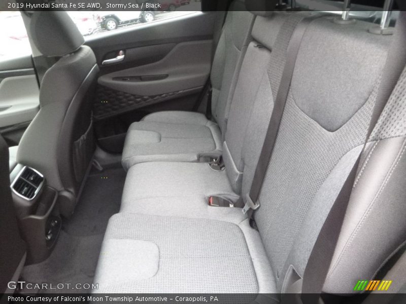 Rear Seat of 2019 Santa Fe SE AWD