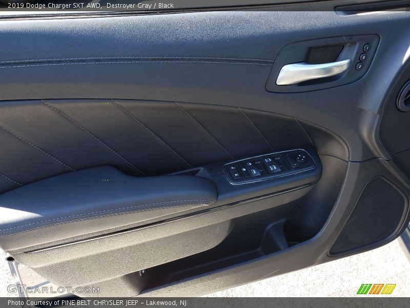 Destroyer Gray / Black 2019 Dodge Charger SXT AWD