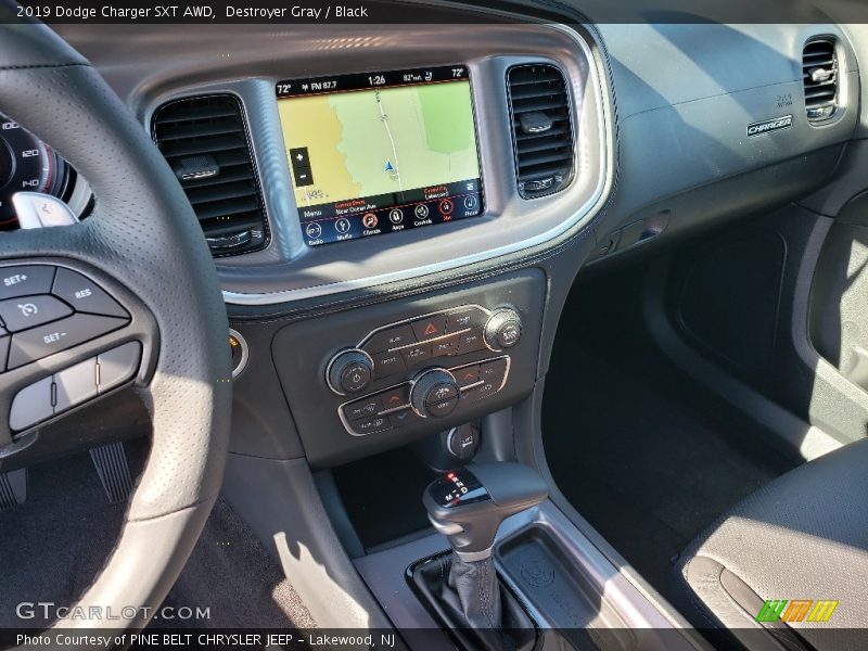 Destroyer Gray / Black 2019 Dodge Charger SXT AWD