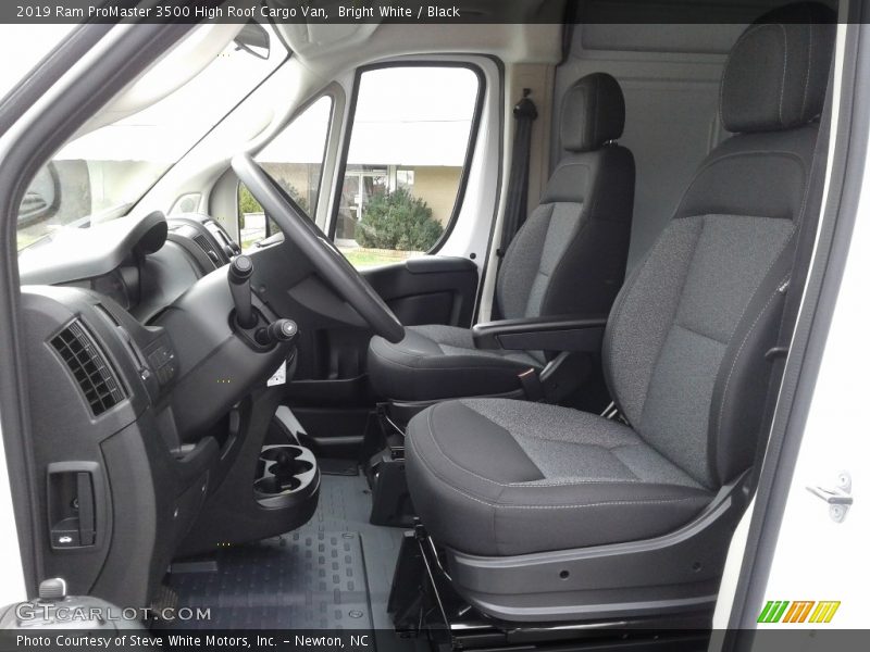  2019 ProMaster 3500 High Roof Cargo Van Black Interior