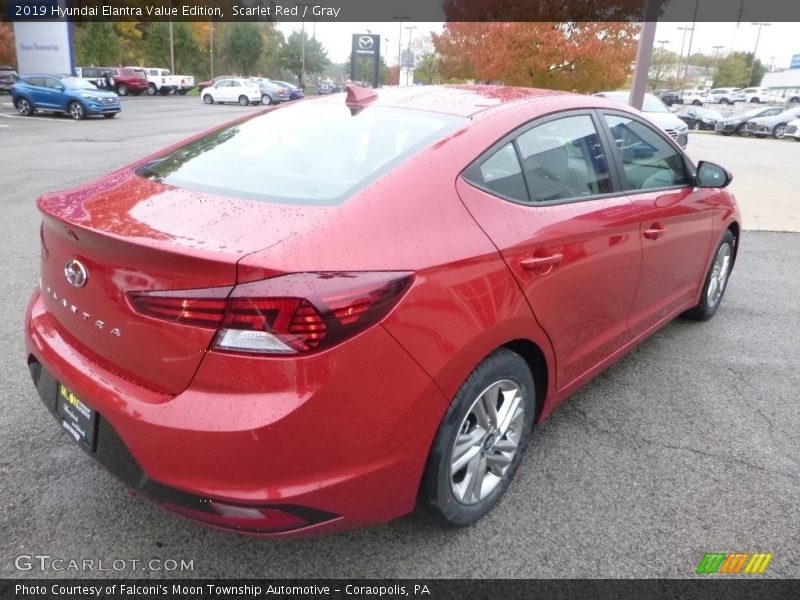 Scarlet Red / Gray 2019 Hyundai Elantra Value Edition