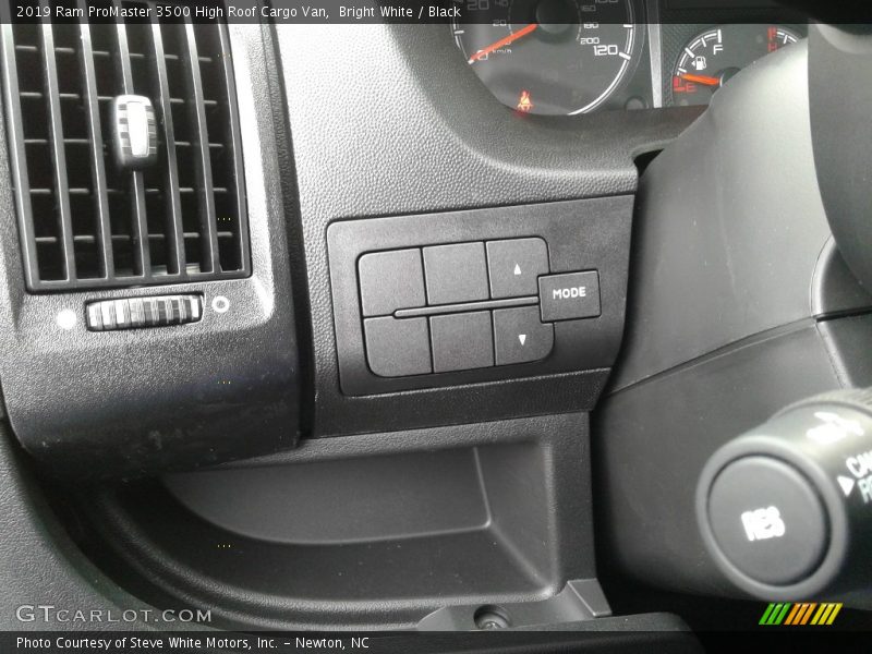 Controls of 2019 ProMaster 3500 High Roof Cargo Van
