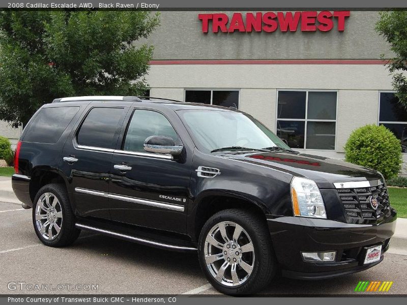 Black Raven / Ebony 2008 Cadillac Escalade AWD